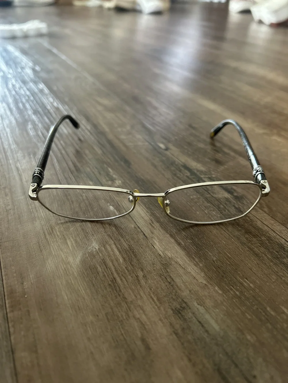 Tiffany TF 1074B 6071 Eyeglasses Glasses Silver Shimmery Black 54-16-135 No Case